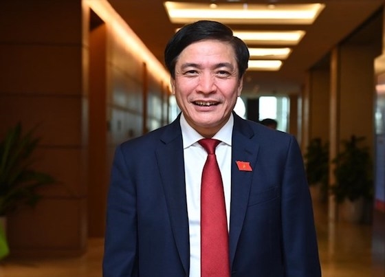 Ông Bùi Văn Cường được bầu giữ chức Tổng thư ký Quốc hội với số phiếu tuyệt đối   Ảnh: Giang Huy